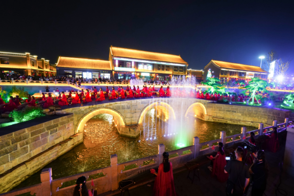 广济桥百人古筝共庆祖国华诞